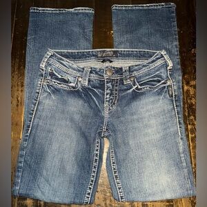 Aiko Bootcut Silver Jeans